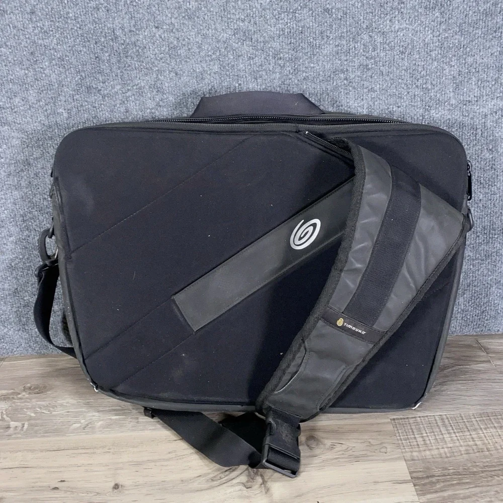 Timbuk2 Black Laptop Travel Duffel‎ Bag Weekender Messenger Crossbody Spacious